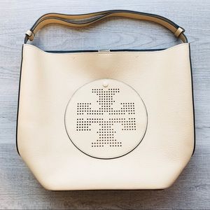 Tory Burch Perforated Logo Leather Bag